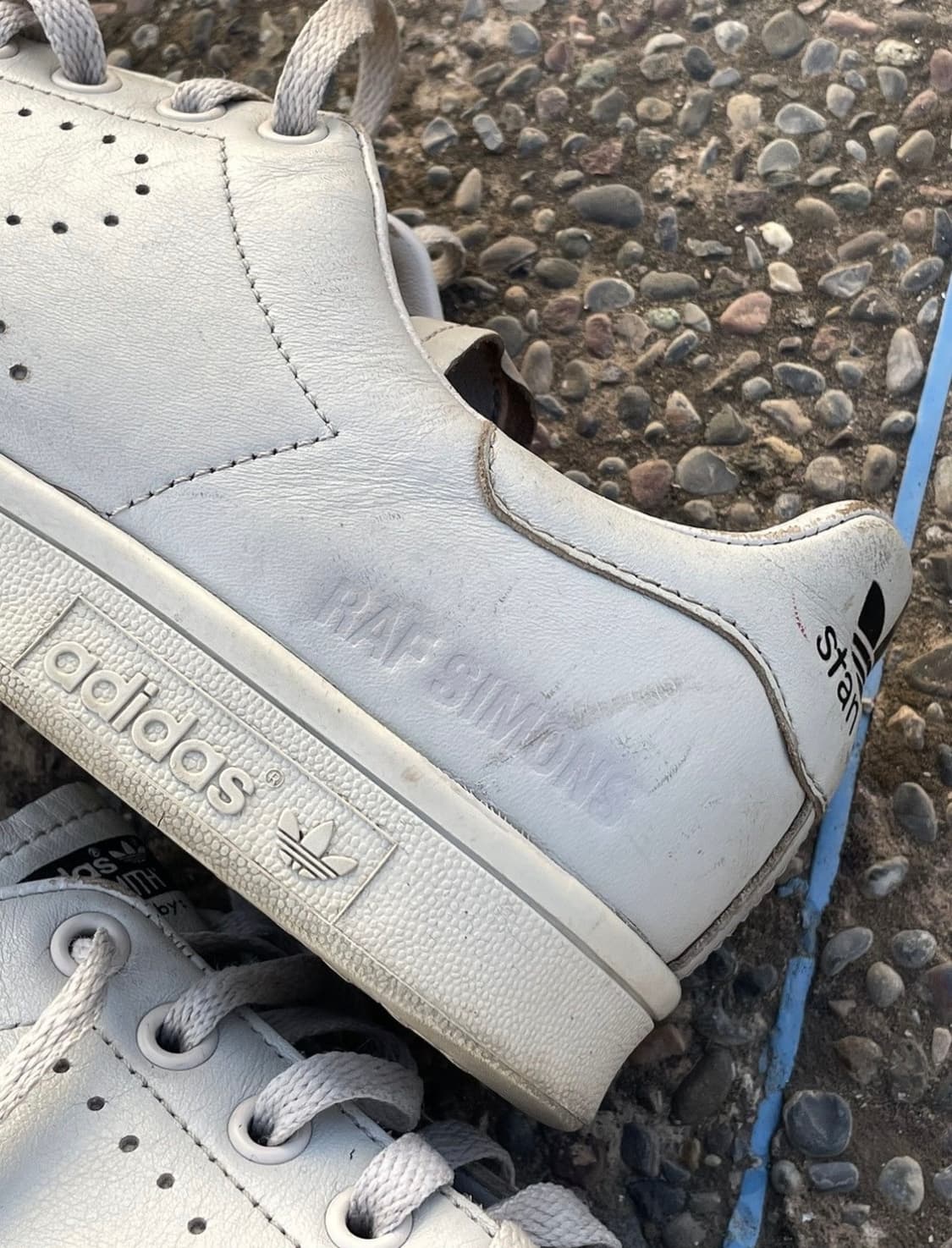 라프시몬스X아디다스 스탠스미스 에이지드 us9.5 상품이미지5