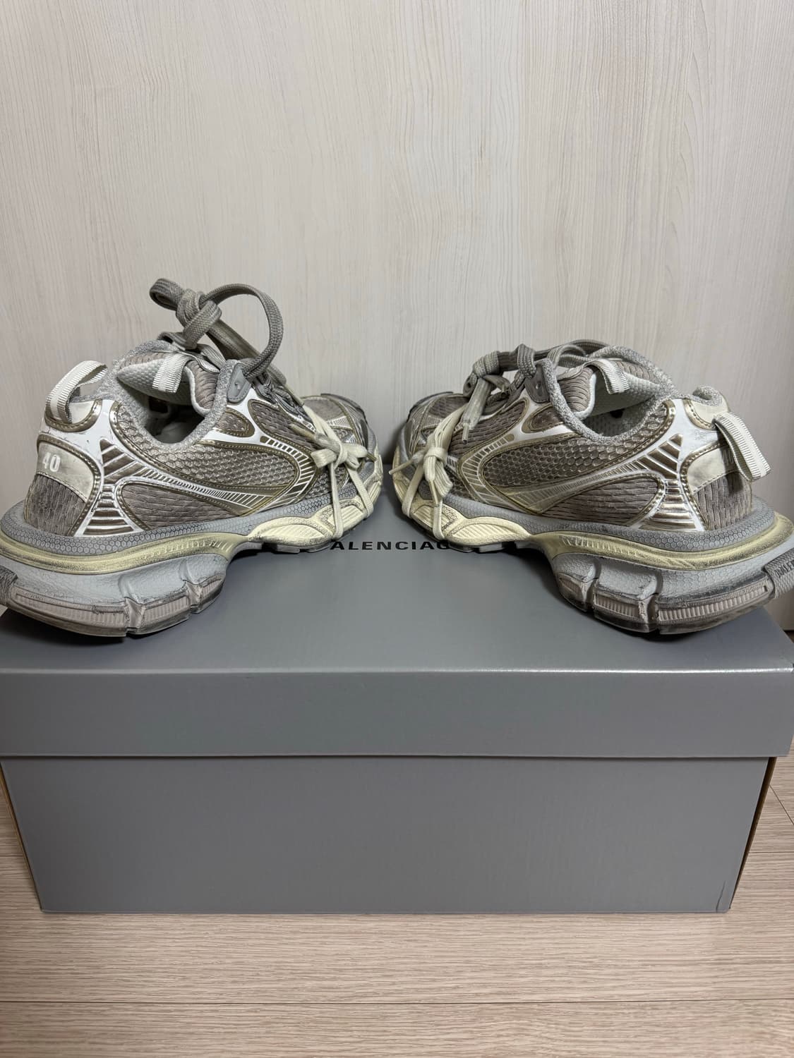 (40) 발렌시아가 3xl 에그쉘 새상품급 백화점판 상품이미지4