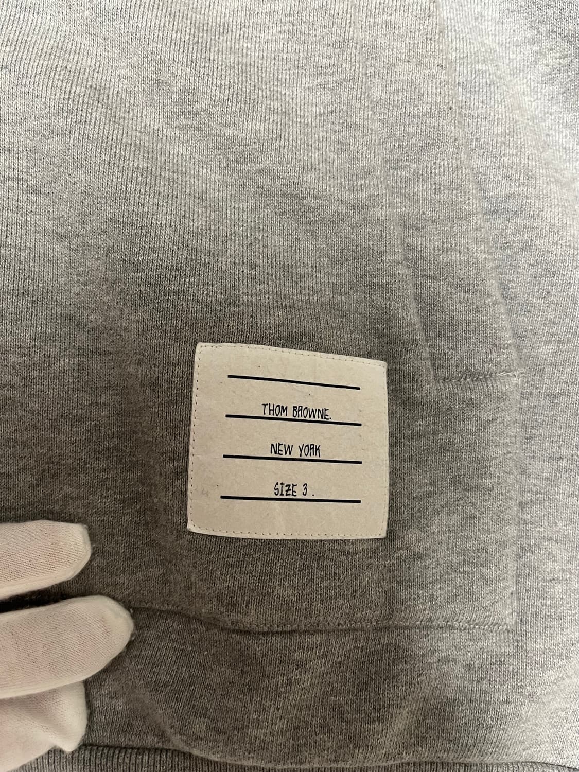 톰브라운 백삼선 후드집업 상품이미지4