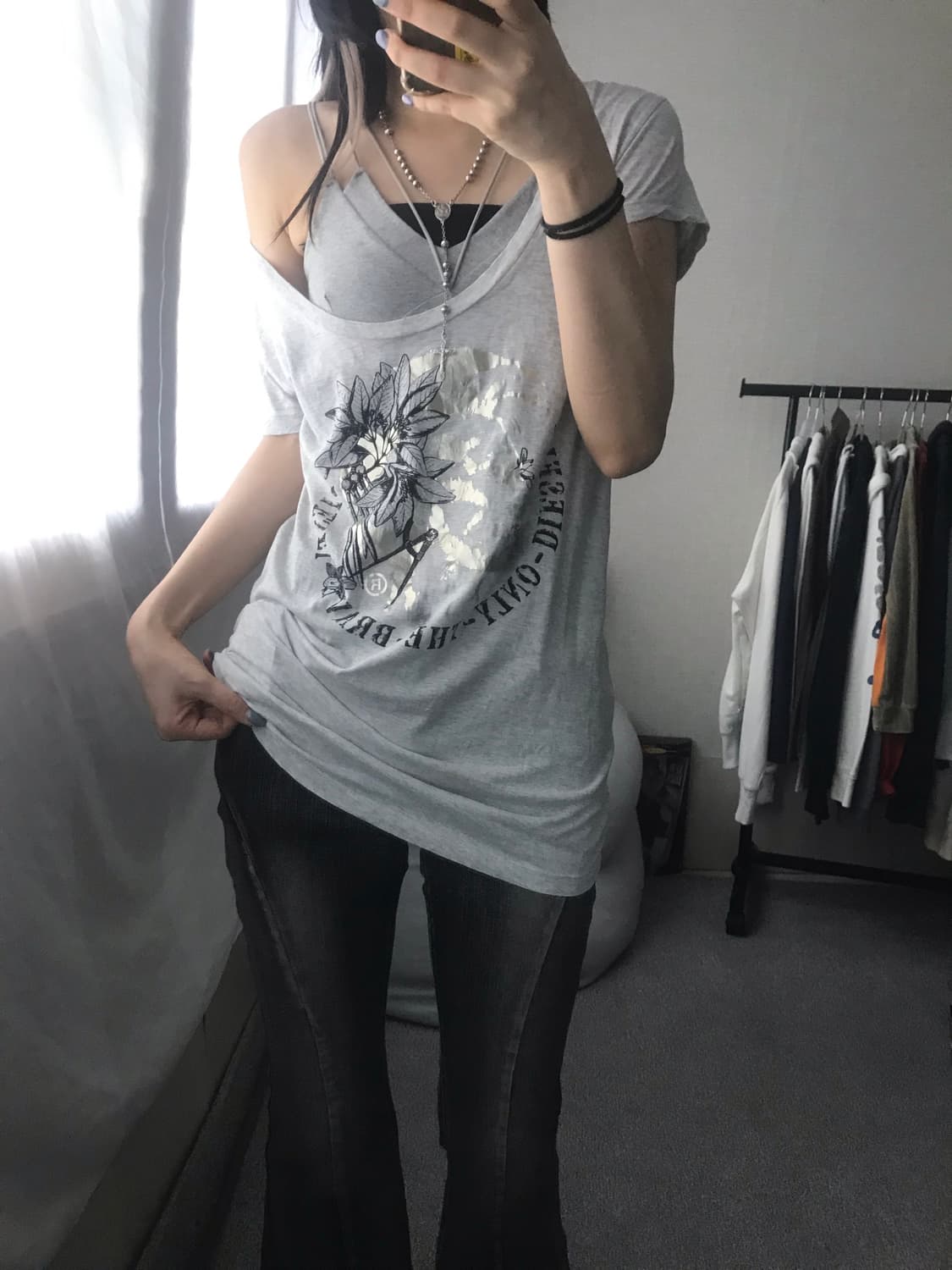 디젤 딥유넥 반팔티셔츠 상품이미지4