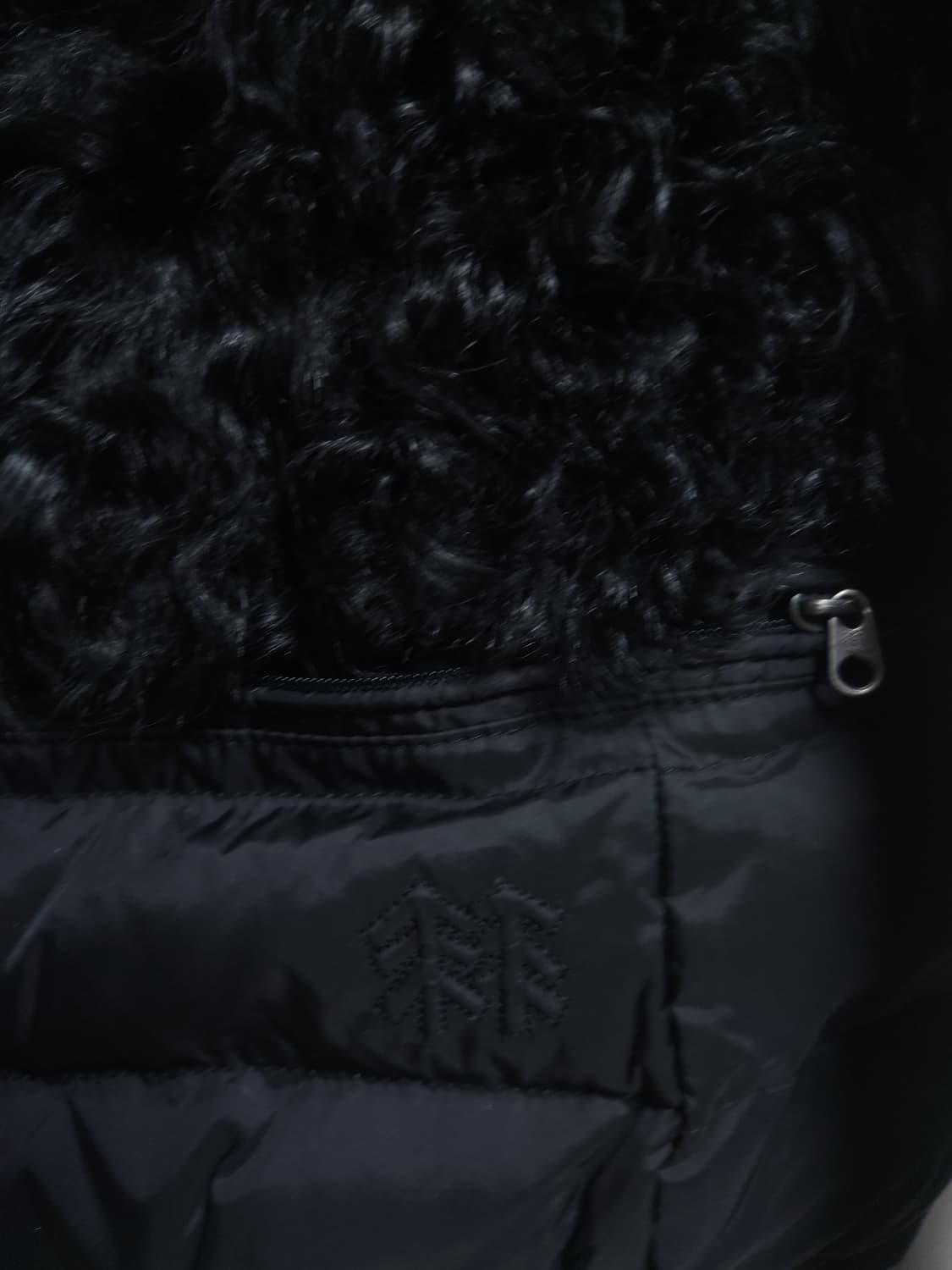 코오롱 구스 경량패딩 니트가디건, M 상품이미지2