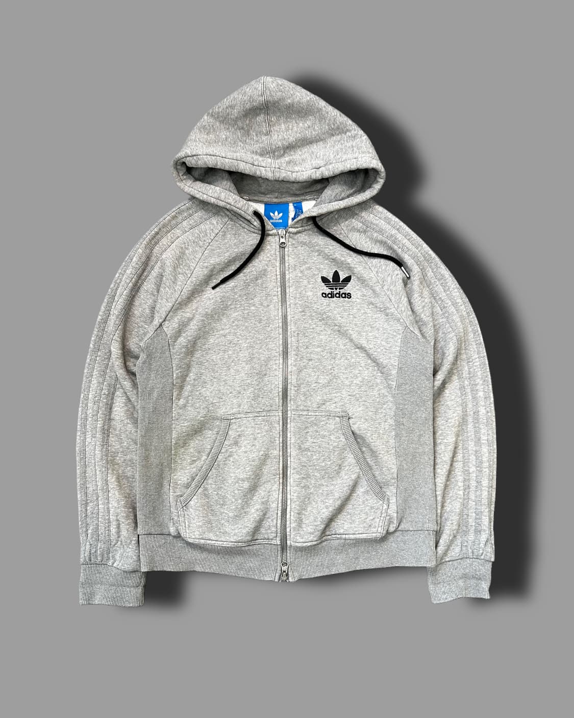 아디다스 올그레이 파이어버드 후드집업 S 상품이미지4