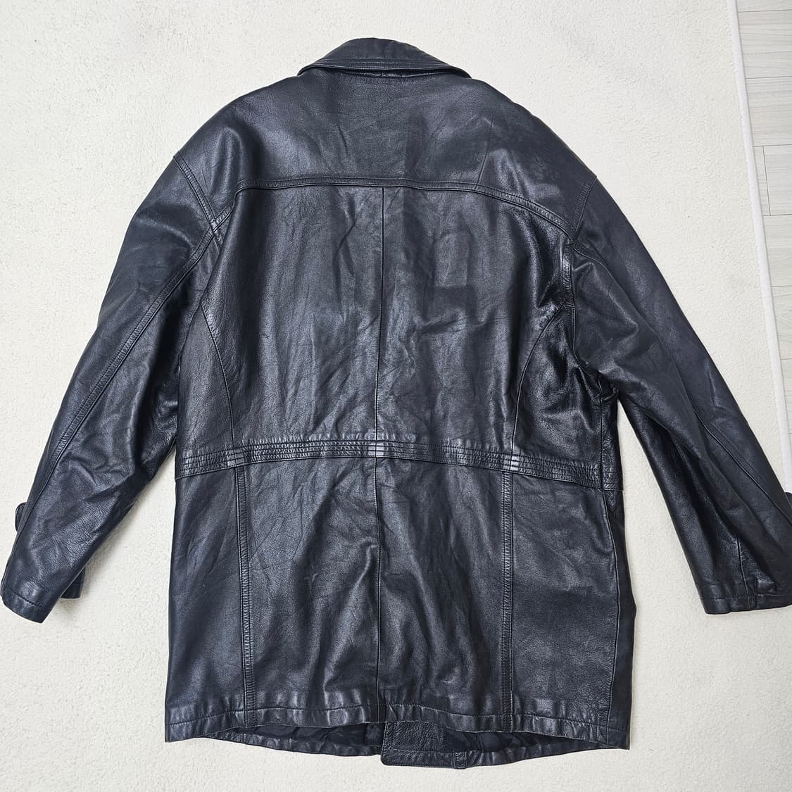 [L] 피에르 발망 빈티지 가죽 자켓 상품이미지7