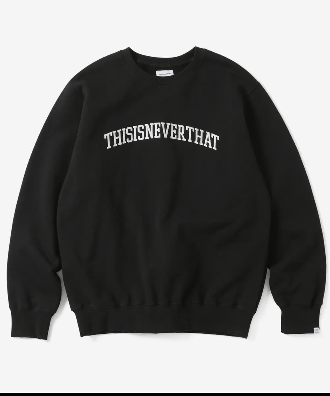 디스이즈네버댓 아치로고 스웨트 블랙 상품이미지3