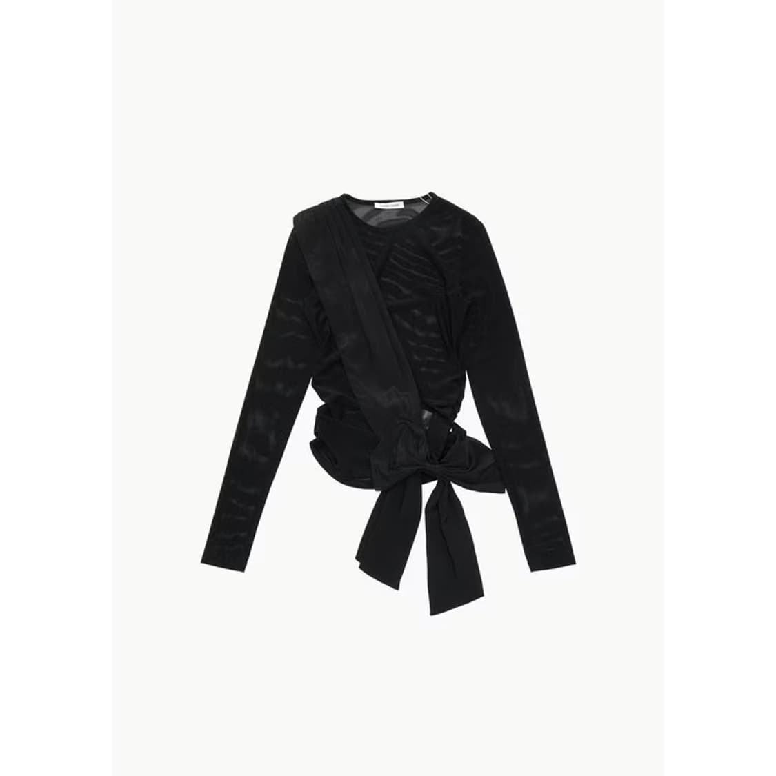 샌디리앙 Sandyliang tamago top in black 상품이미지1