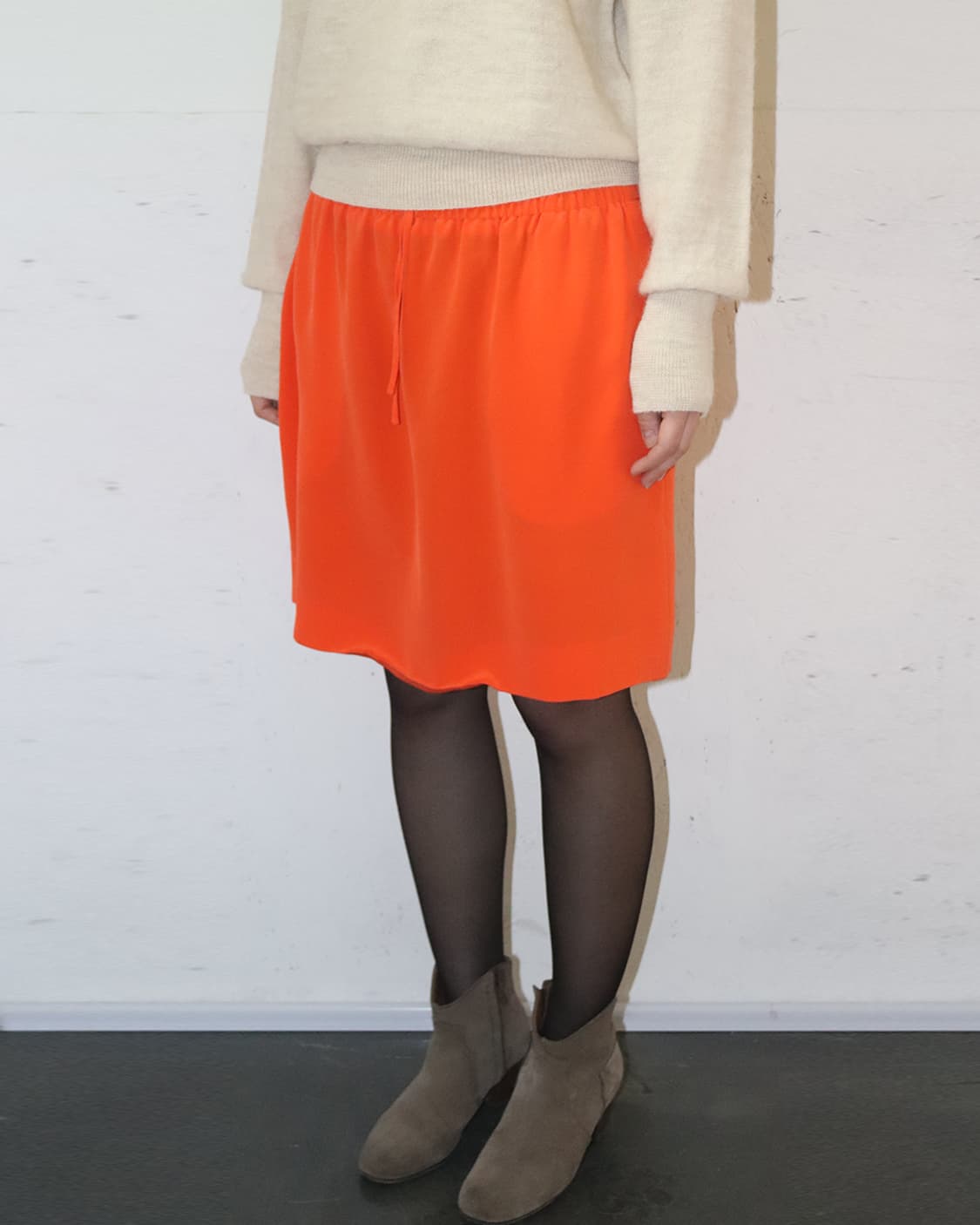 셀린느 by 피비 파일로 오렌지 미니 스커트 상품이미지2