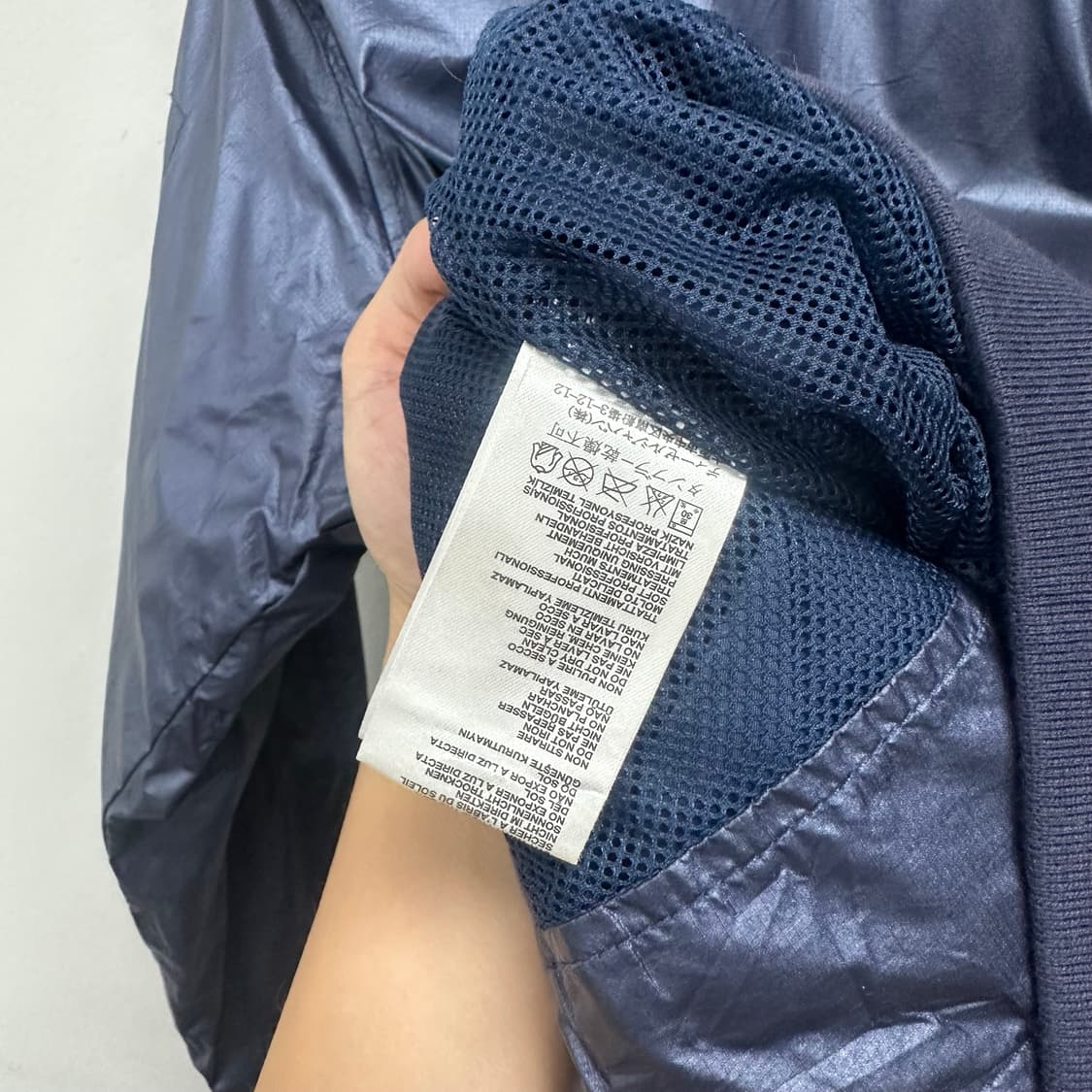 디젤 55dsl 로고 나일론 바람막이 블루종 자켓 상품이미지9