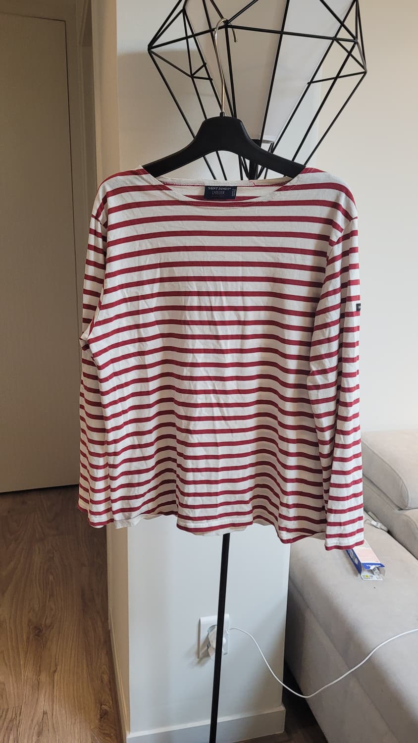 세인트제임스  기본+스트라이프 티셔츠2장 일괄 상품이미지6