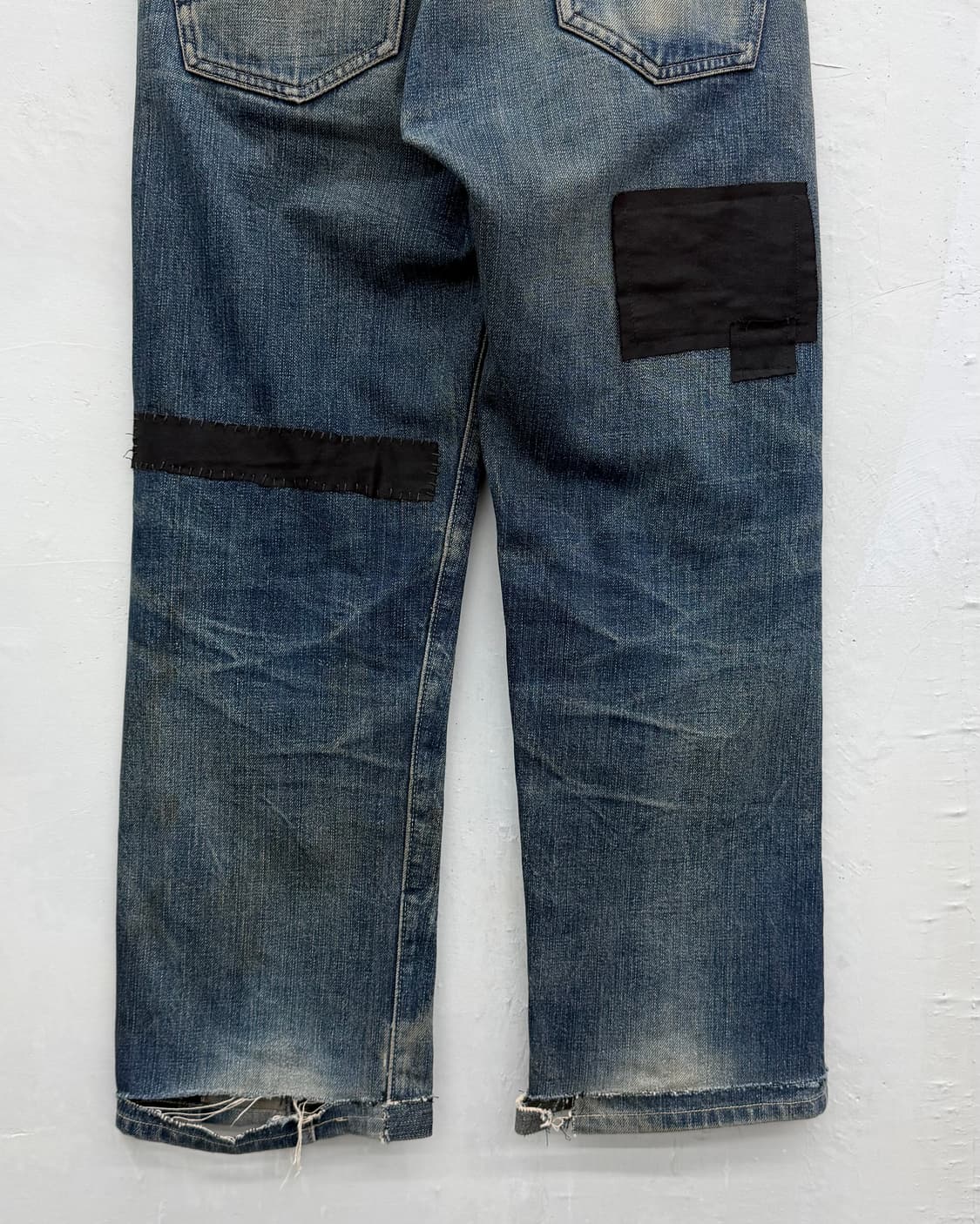 슈가케인 리빌드 패치워크 인디고 데님 팬츠 상품이미지9