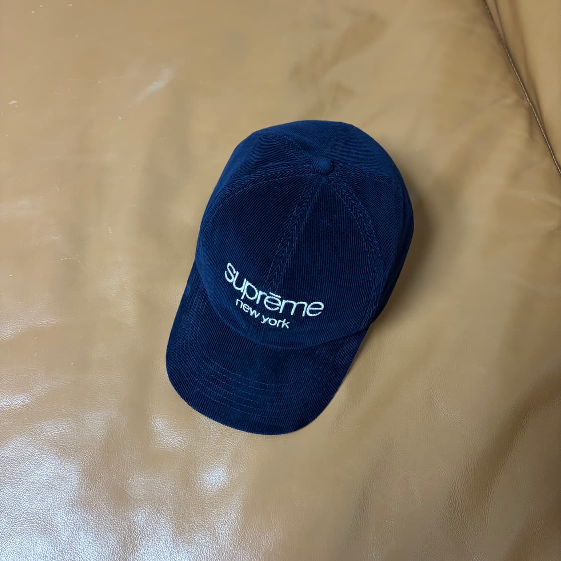 슈프림 6패널 볼캡 모자 고어텍스 클래식 로고 네이비 상품이미지5