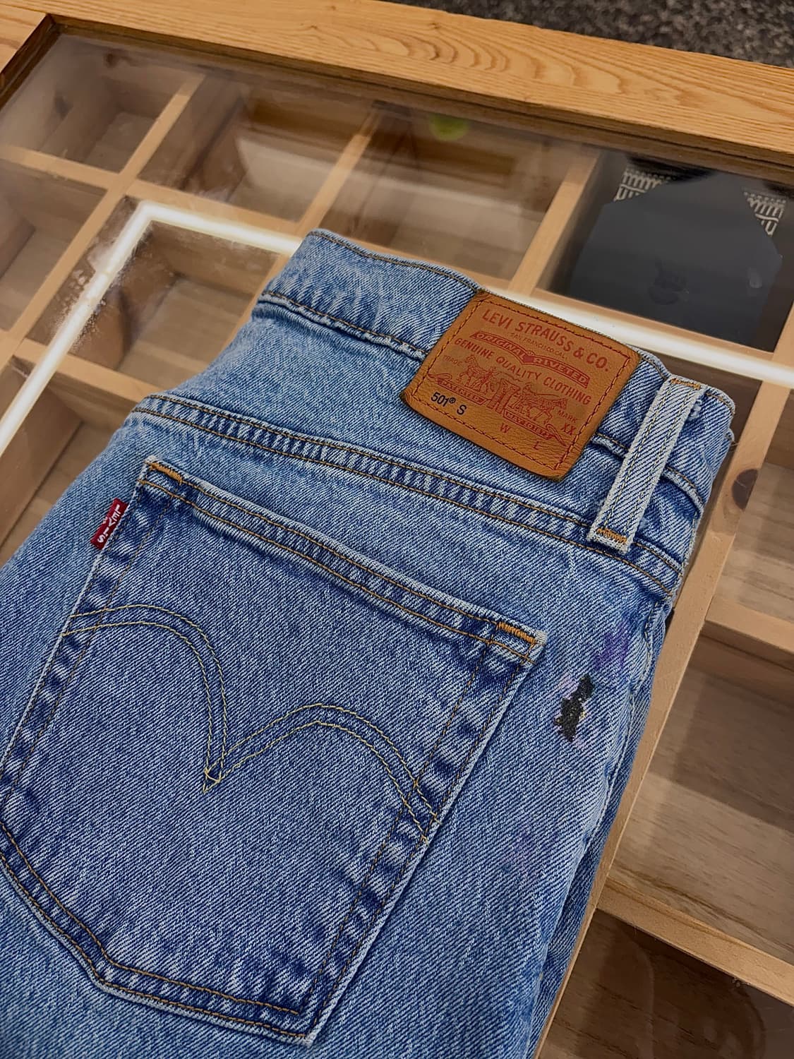 리바이스 501 S 페인팅 데님 (30) 상품이미지1