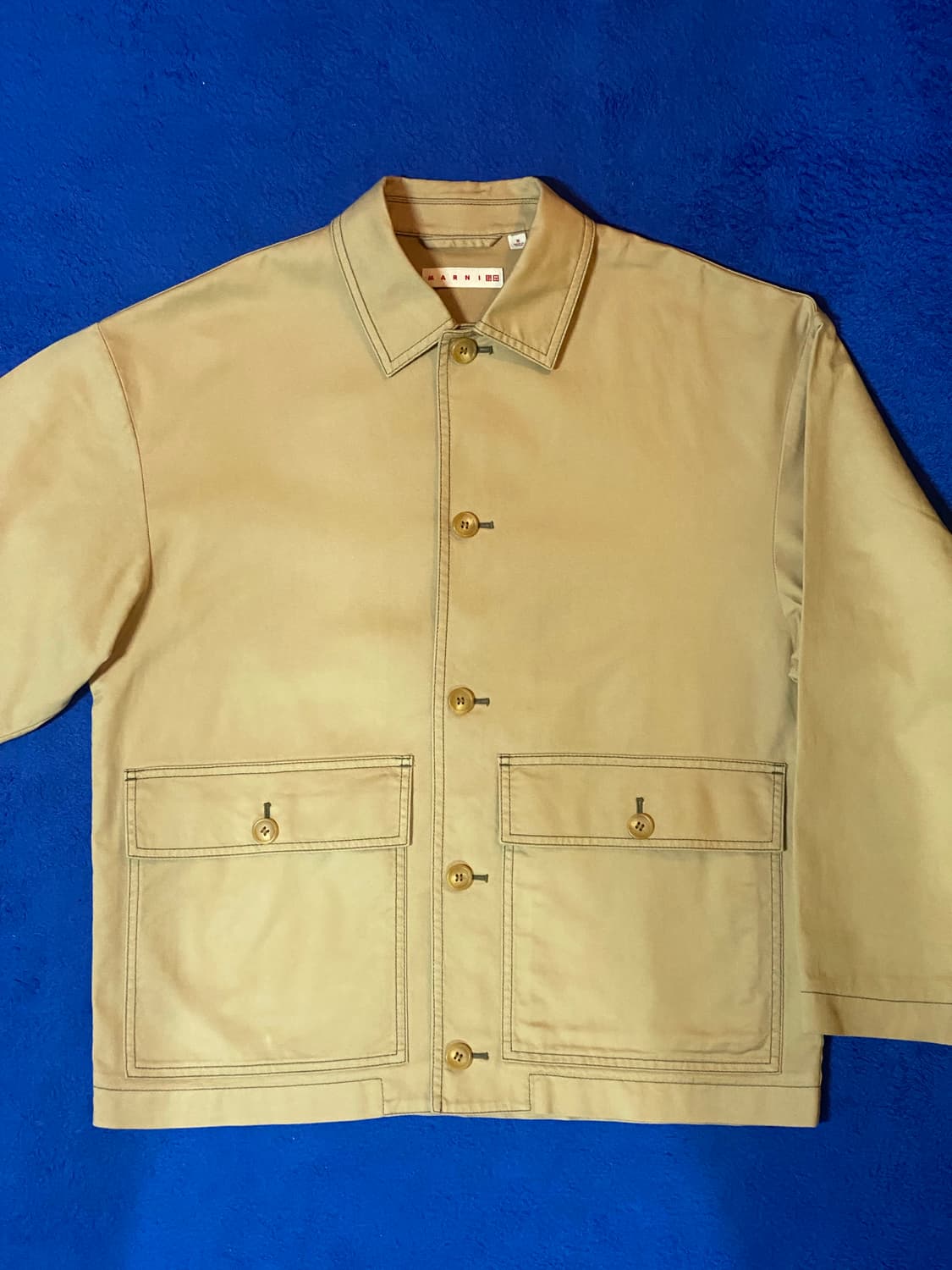 MARNI x UNIQLO 마르니 유니클로 콜라보 워크 자켓 베이지 M 상품이미지2