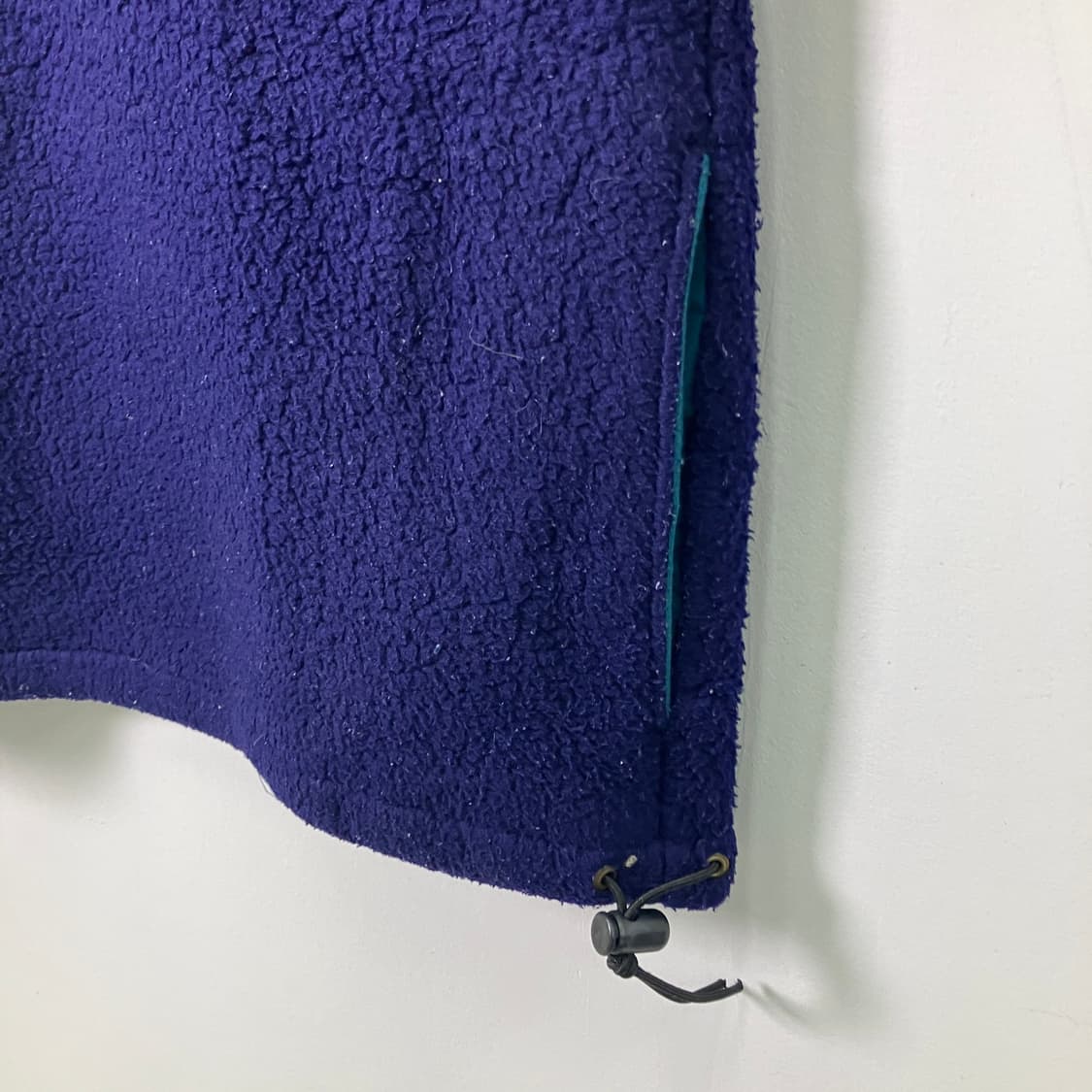 90's 엘엘빈 딥파일 플리스 반집업 티셔츠 상품이미지5