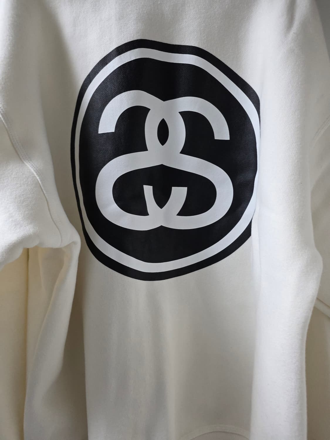 기모 스투시 맨투맨 xl 크림 상품이미지2