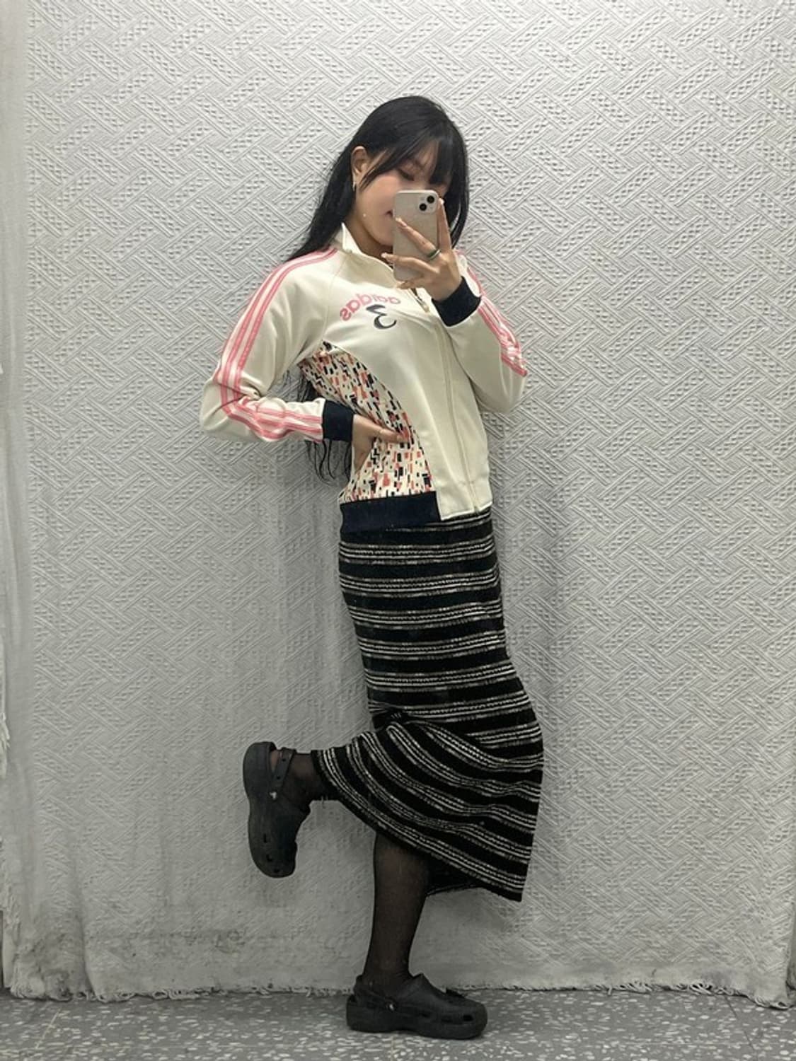 아디다스 대장급 흰핑 Y2K 트랙탑 져지 집업 95 C06448 상품이미지2