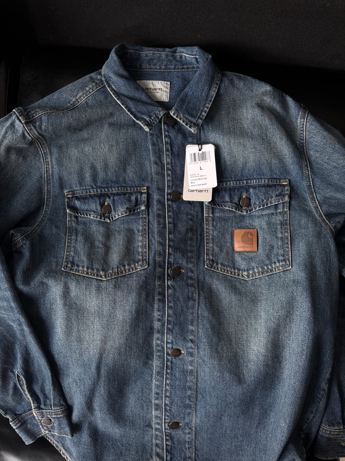 칼하트 링컨 셔츠 블루 Carhartt WIP Lincoln Shirt  상품이미지4