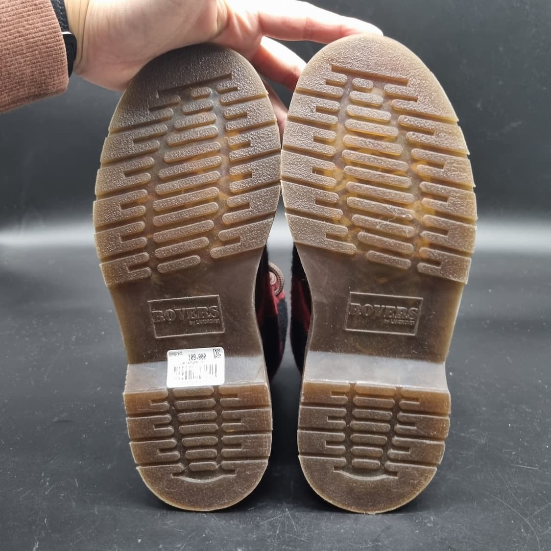 로버스 체크 부츠 225 상품이미지3