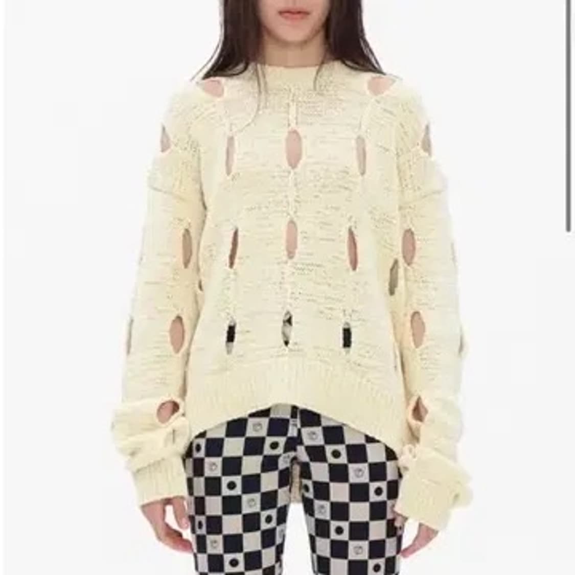 더오픈프로덕트 컷아웃 니트 상품이미지2