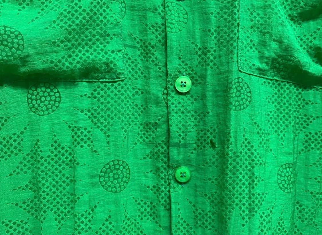 ASOS 아소스 펀칭 반팔 남성 가디건 (GREEN) free 상품이미지5