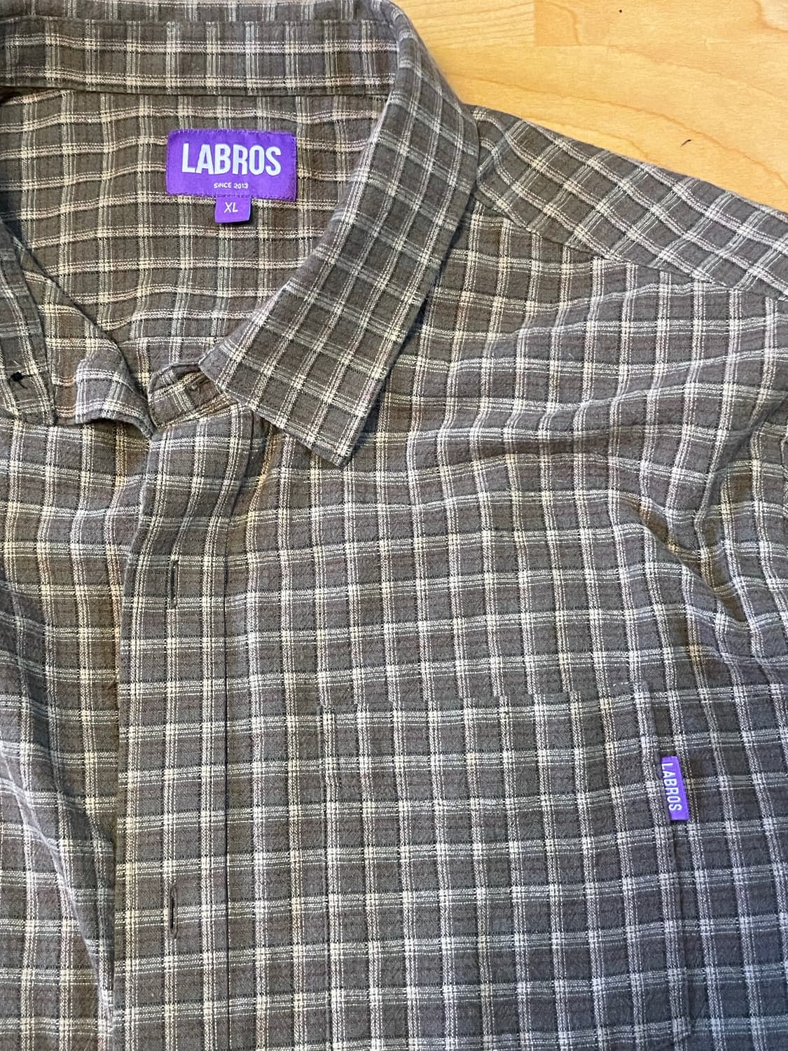 라브로스 체크셔츠 XL 상품이미지4