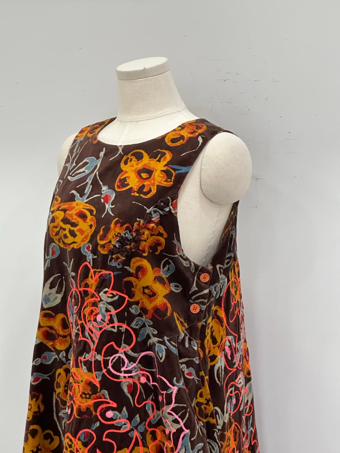 오일릴리 벨벳 벨루와 원피스 상품이미지5