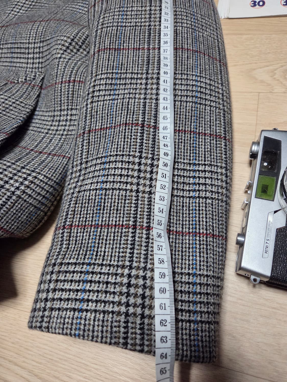 T.I FOR MAN 울 코트 체크 110 발마칸 싱글 체스터 xxl 상품이미지10