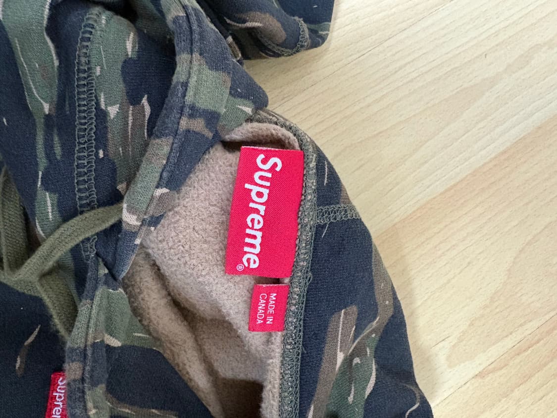 21SS 슈프림 스몰박스로고 타이거카모 S사이즈 상품이미지4