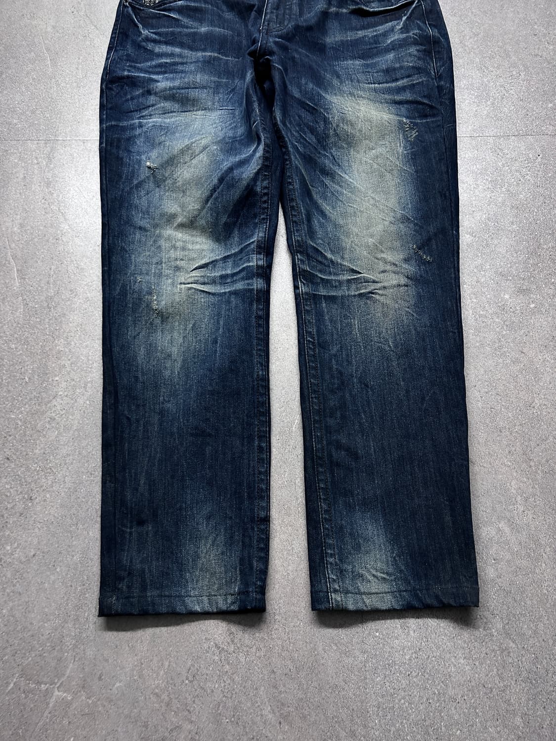 클라우드72 레더 플랩 포켓 데님 팬츠 상품이미지6