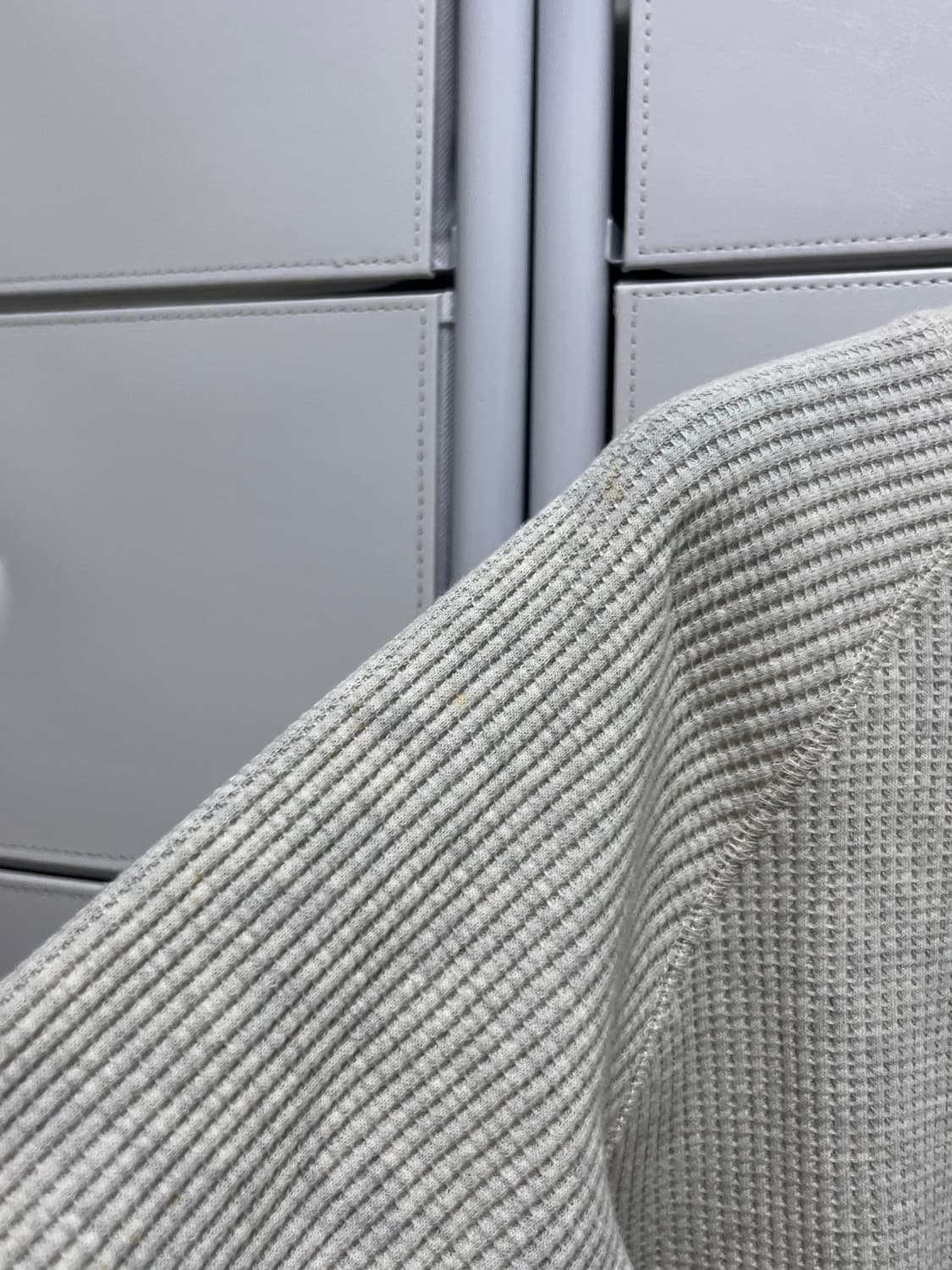 [무료배송] 할로미늄 슬림 와플 후디 오트밀 24가을버전 상품이미지4