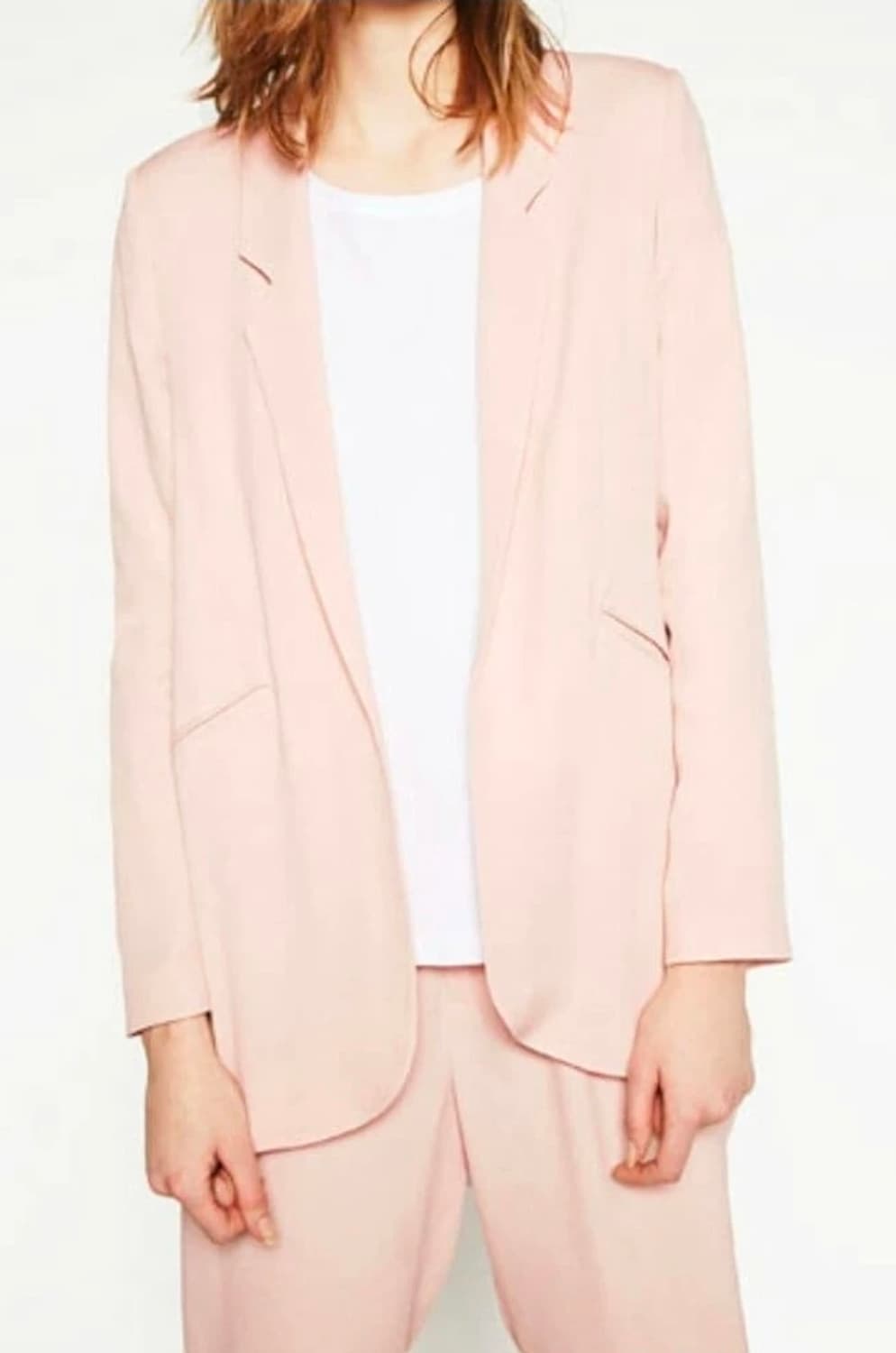 자라 인디핑크 오픈 블레이저 자켓 상품이미지2