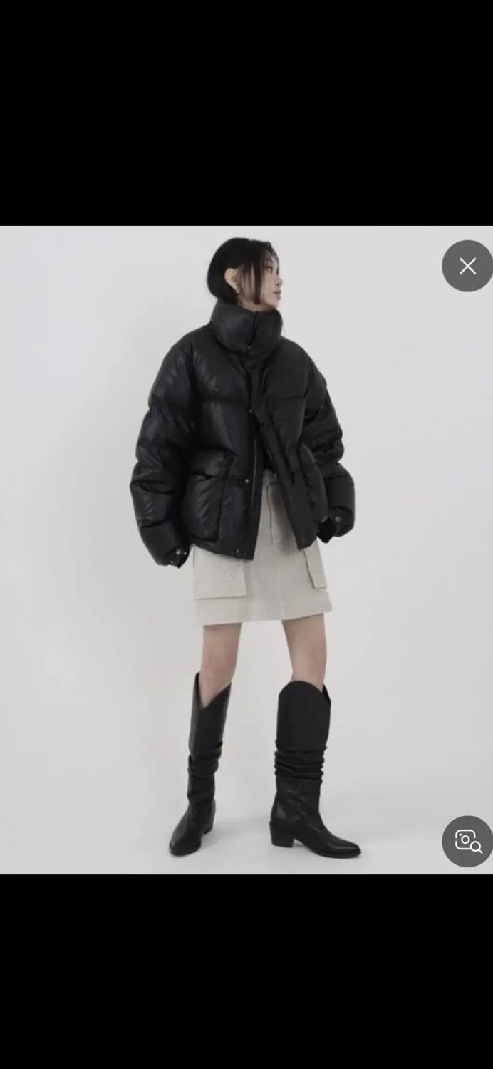 트리밍버드 하이넥 글로우 패딩 상품이미지1