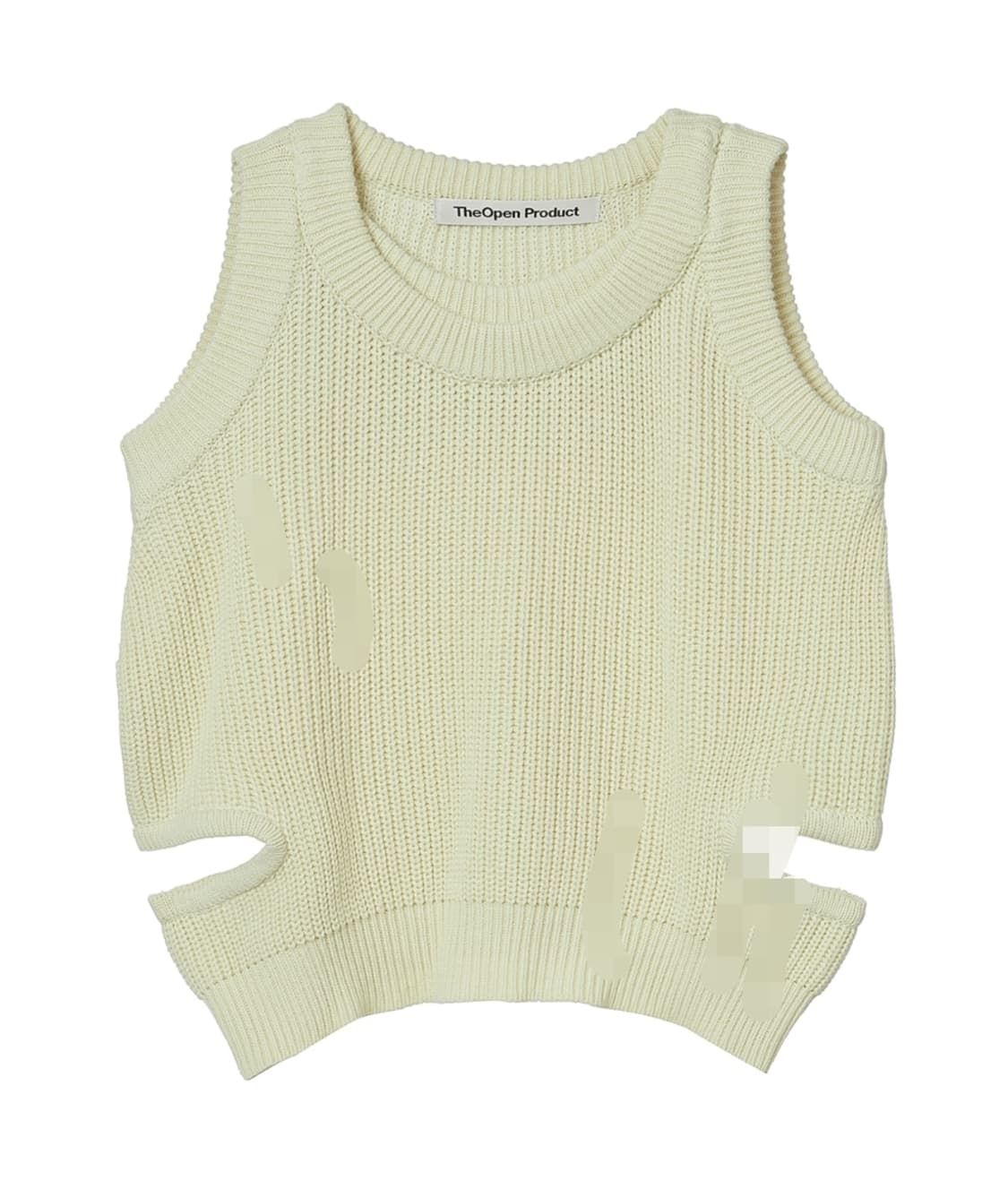 TheOpen Product 더오픈프로덕트 컷아웃 니트 케이프 상품이미지1