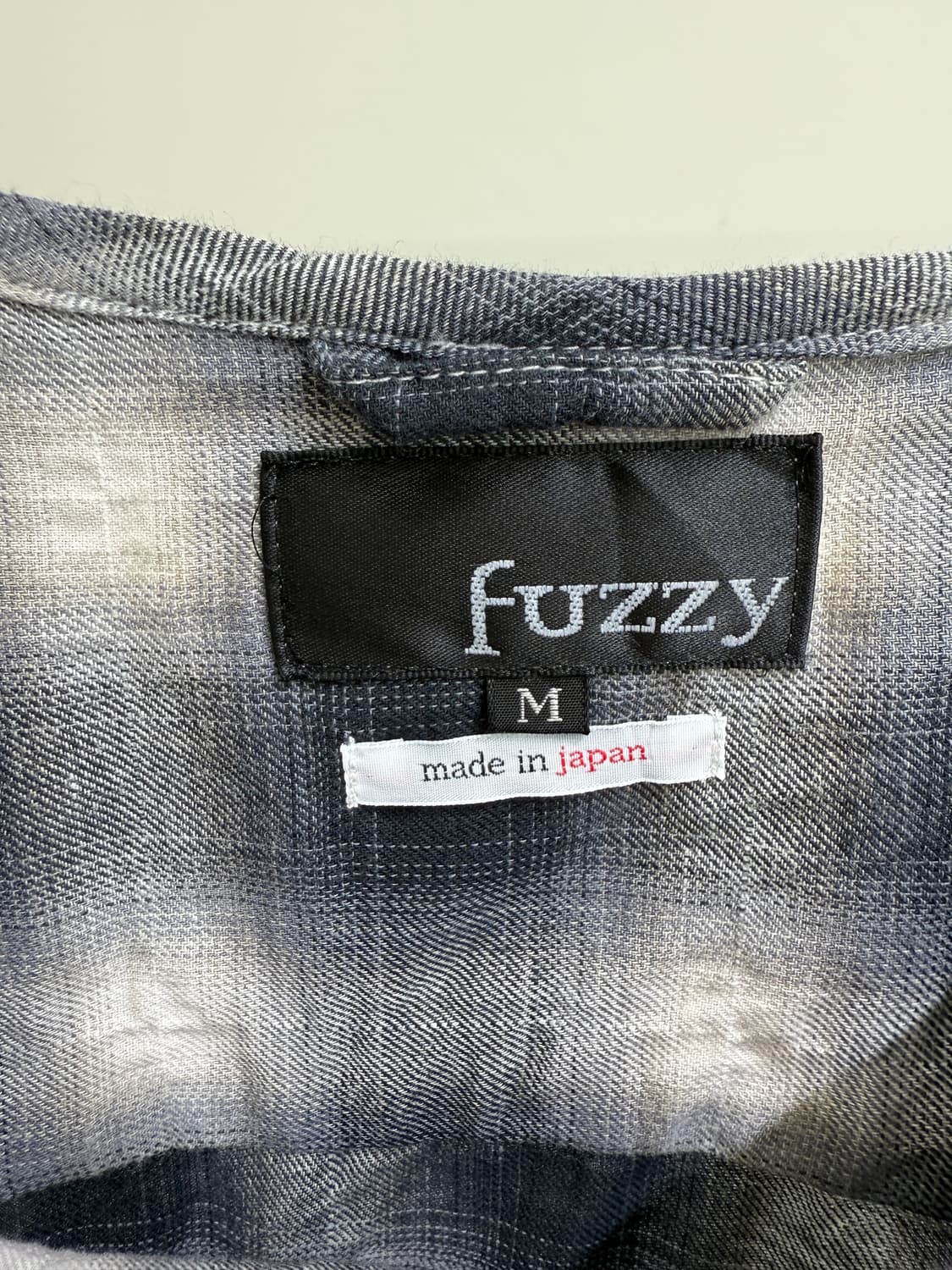 FUZZY (Made in Japan) 체크 롱슬리브 상품이미지8