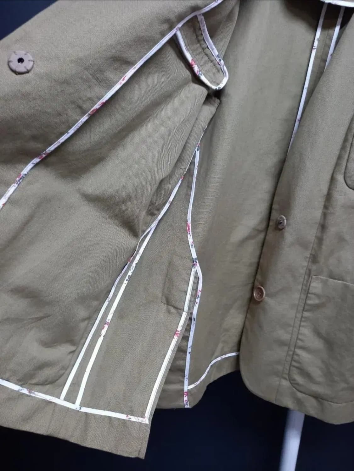 새 써스데이아일랜드 린넨자켓 55 슬림66 상품이미지7