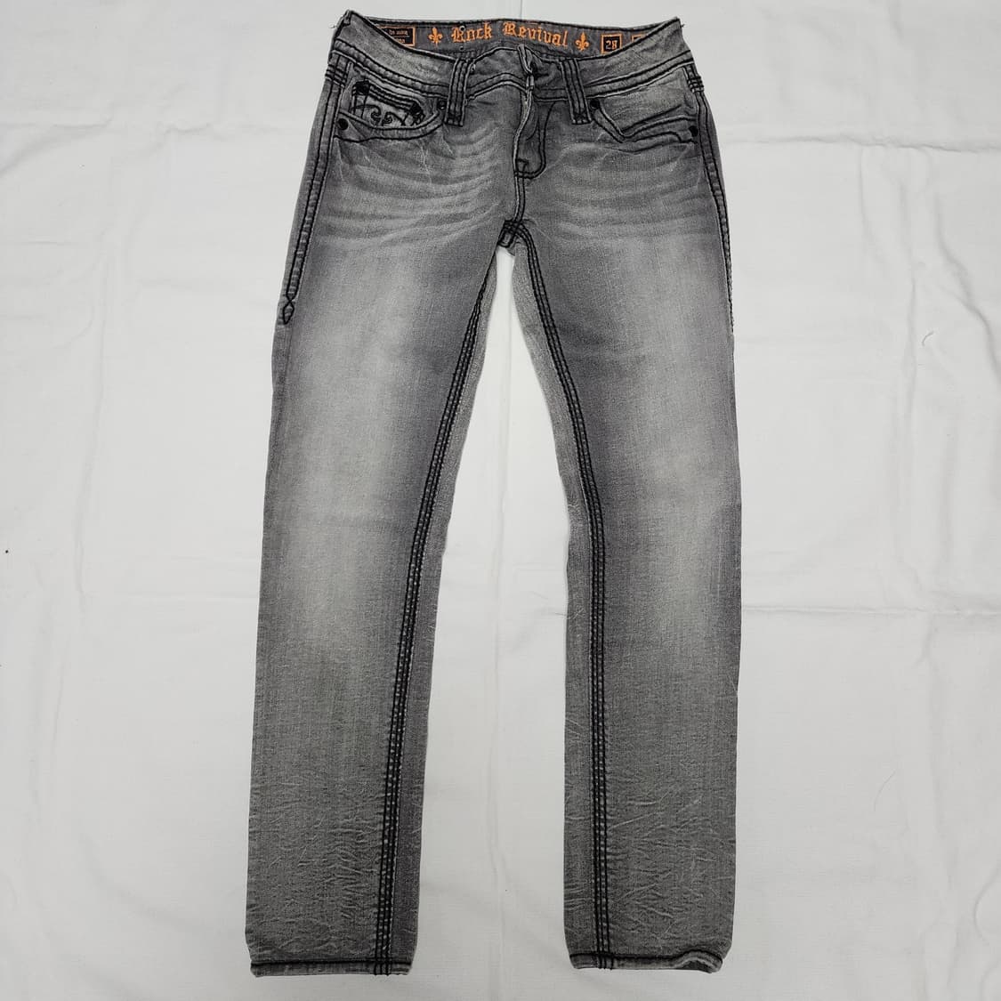Rock Revival 스톤 아이스워싱 아메리칸 락시크 팬츠 상품이미지3