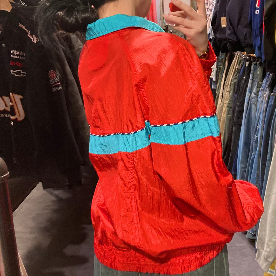 [IM]나이키 바람막이 레드 상품이미지6