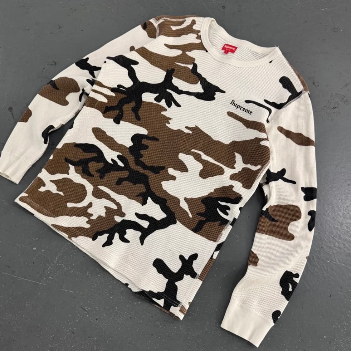 슈프림 와플 카모 롱슬리브 (L) 상품이미지1