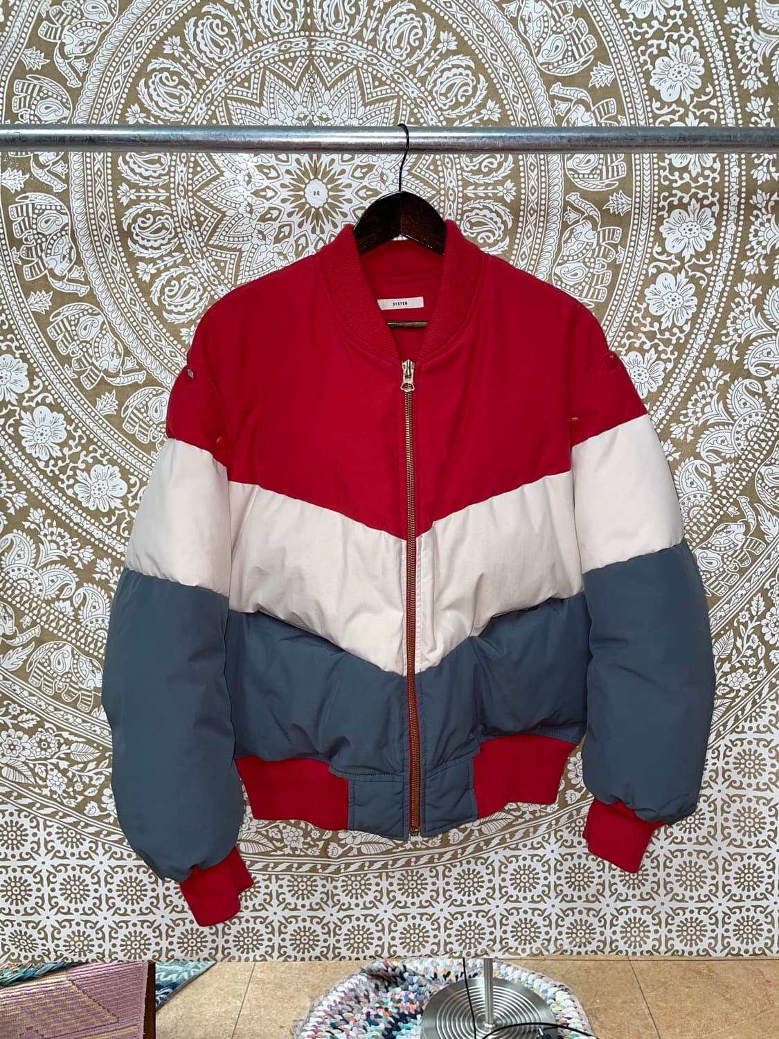 시스템 한섬 여성 다운 봄버 디테일 패딩점퍼  상품이미지3