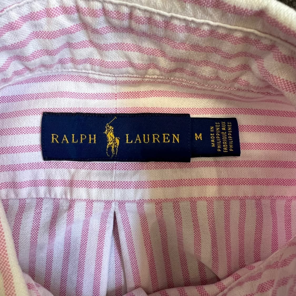 랄프로렌 핑크 스트라이프 셔츠 상품이미지5