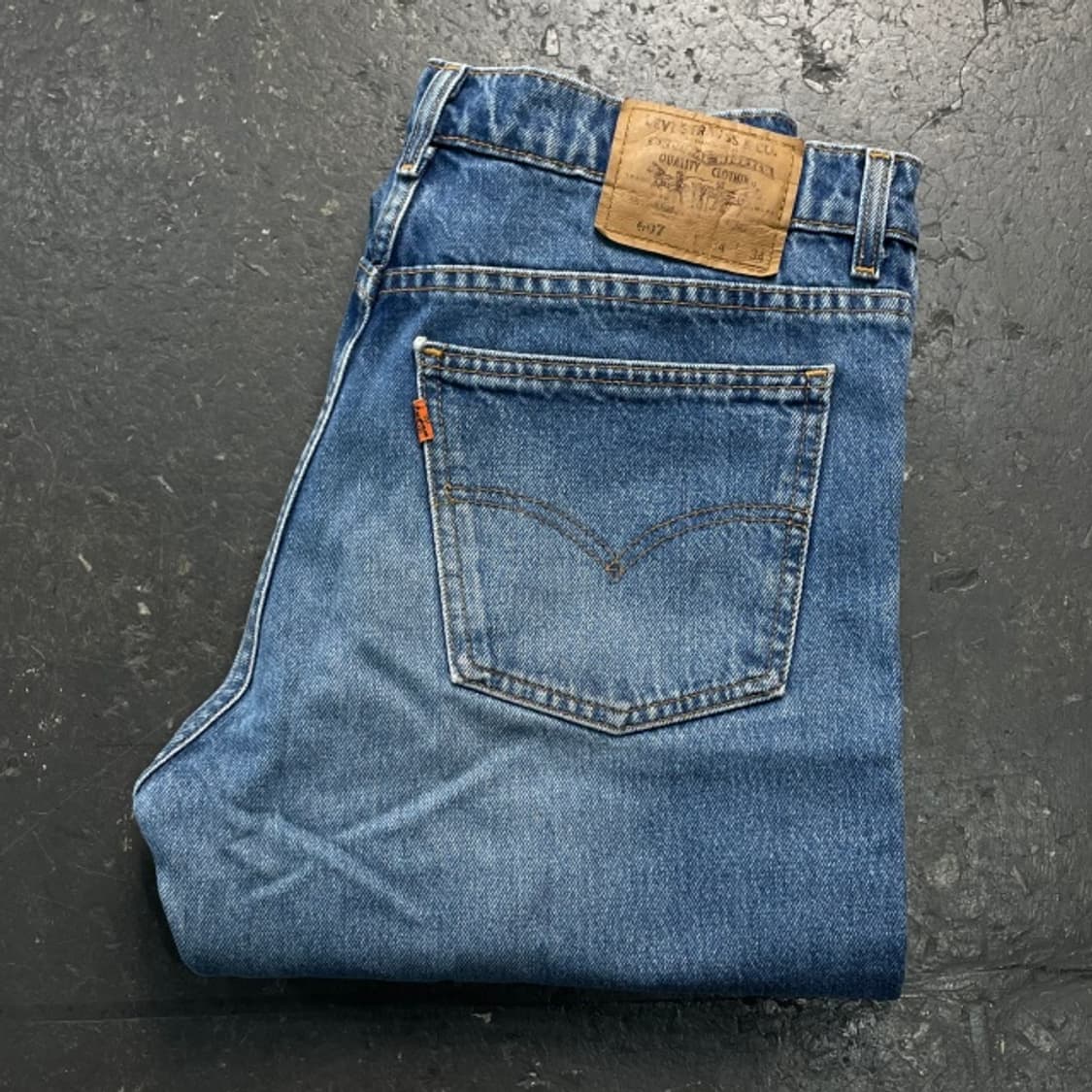 34 리바이스 오렌지탭 607 청바지 상품이미지4