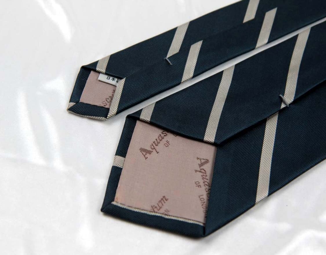 아쿠아스큐텀 8.5cm S등급 남자 명품 넥타이 상품이미지4