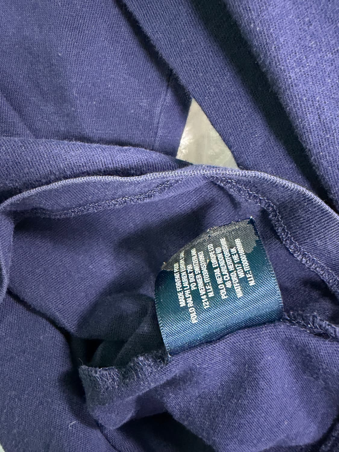 폴로 빅포니 치프키프 USA 성조기 롱슬리브 네이비 여성 XL 상품이미지10