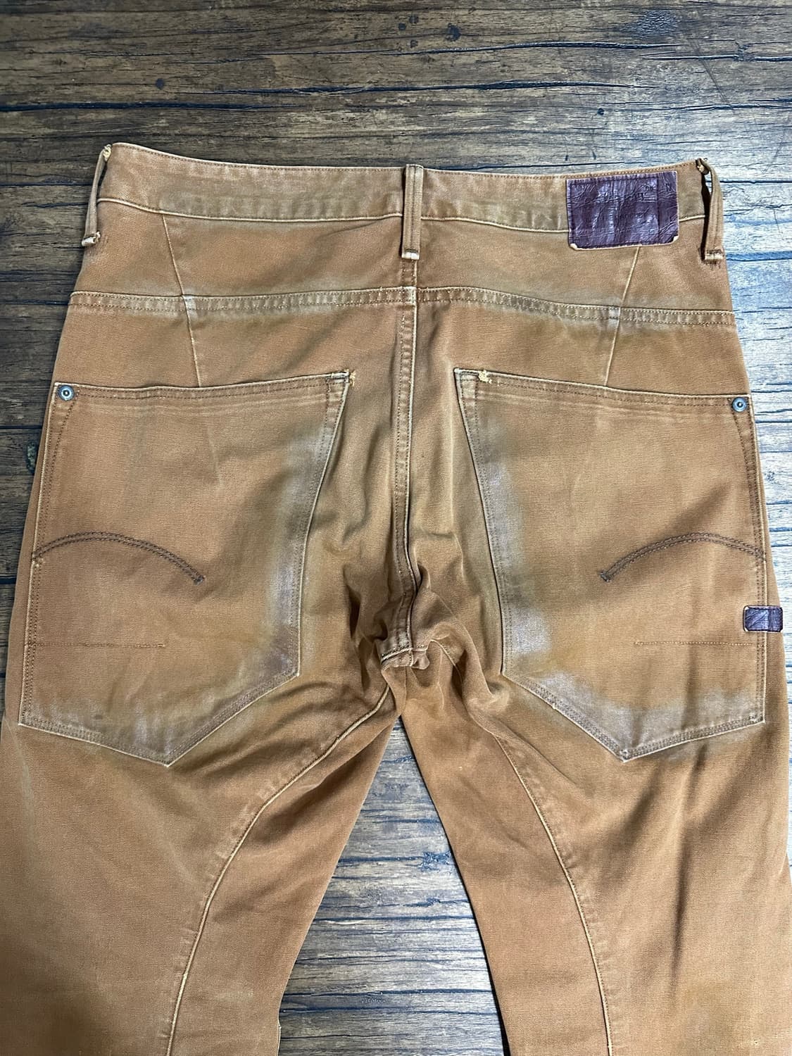 지스타 G-STAR RAW 브라운 덕캔버스 워크 팬츠  버튼플라이 32 상품이미지6