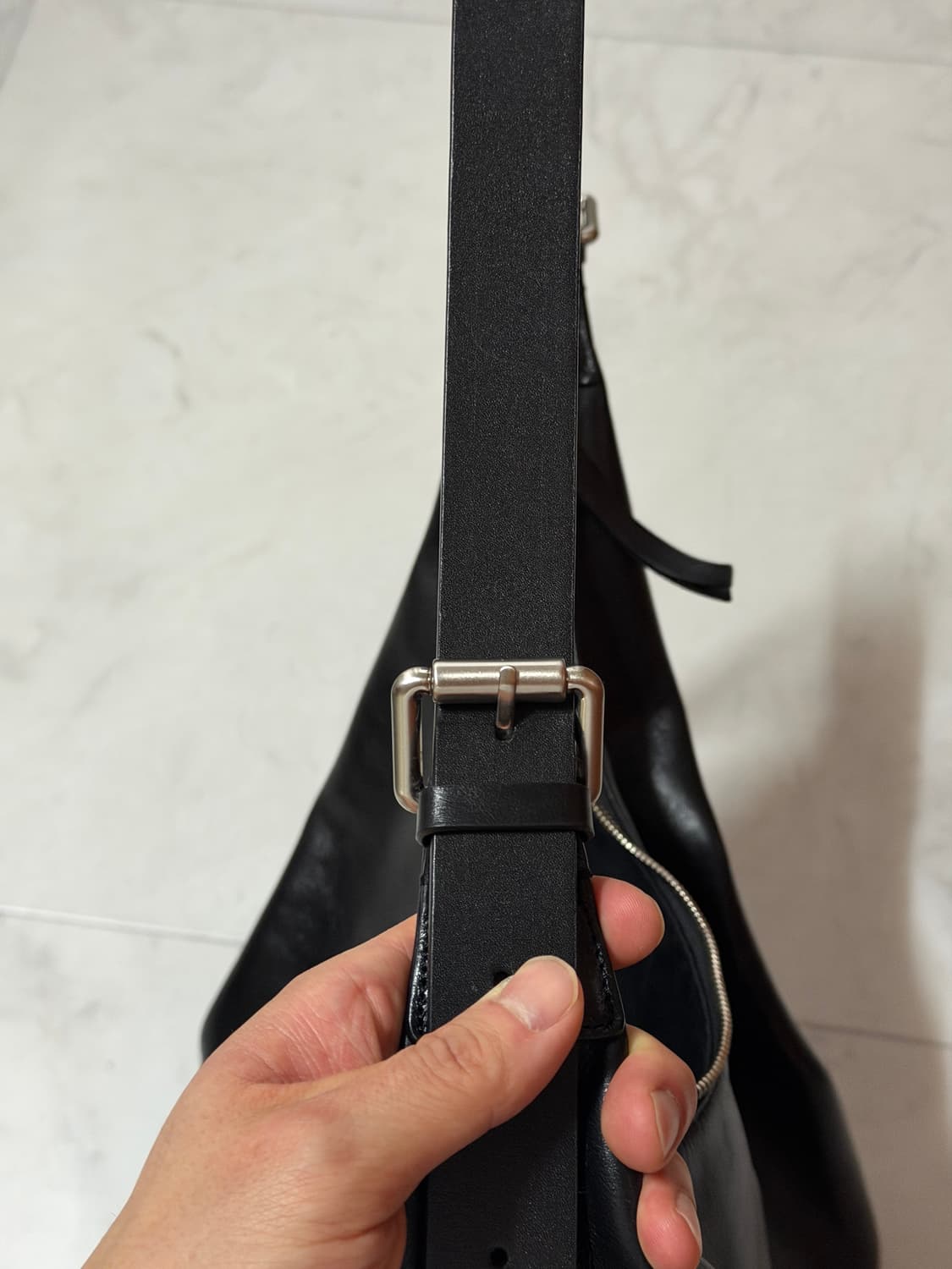 토니웩 풀그레인레더 숄더백 라지 상품이미지6