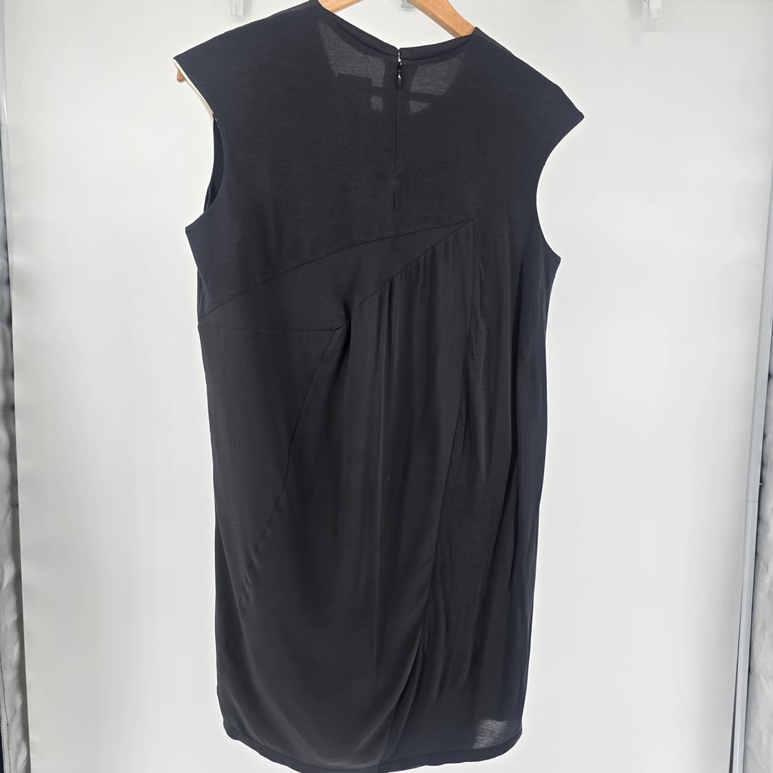 KUHO  짙은 회색 민소매 롱 블라우스 미니 원피스 S 상품이미지2