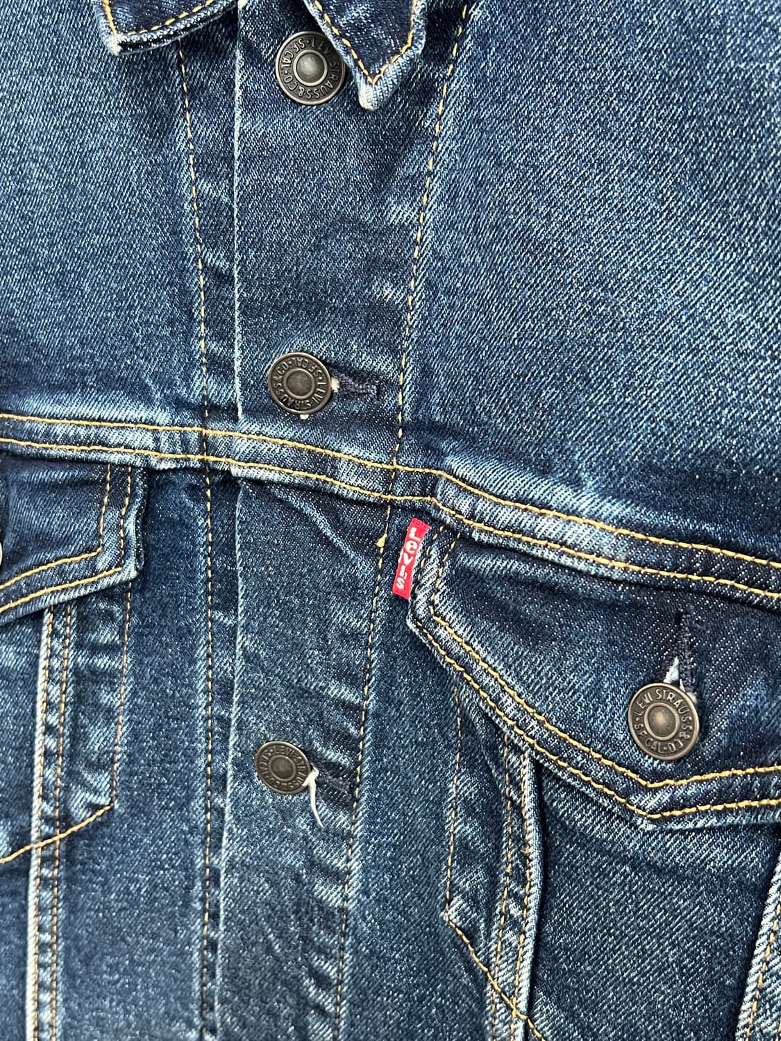 Levis 리바이스 인디고 워싱 데님 트러커 자켓 상품이미지3