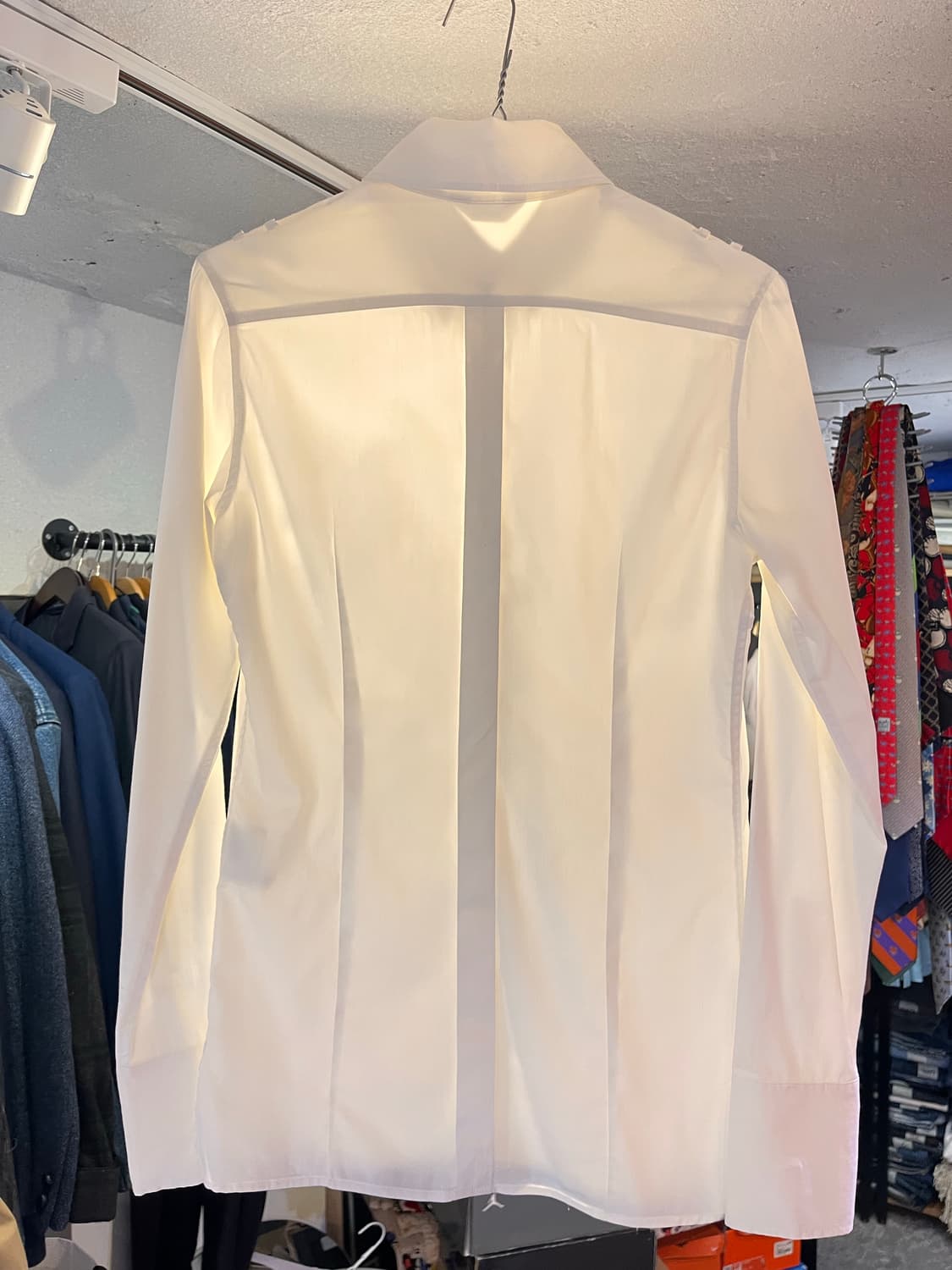 타임 화이트 셔츠 (이탈리아 원단 사용) 상품이미지2