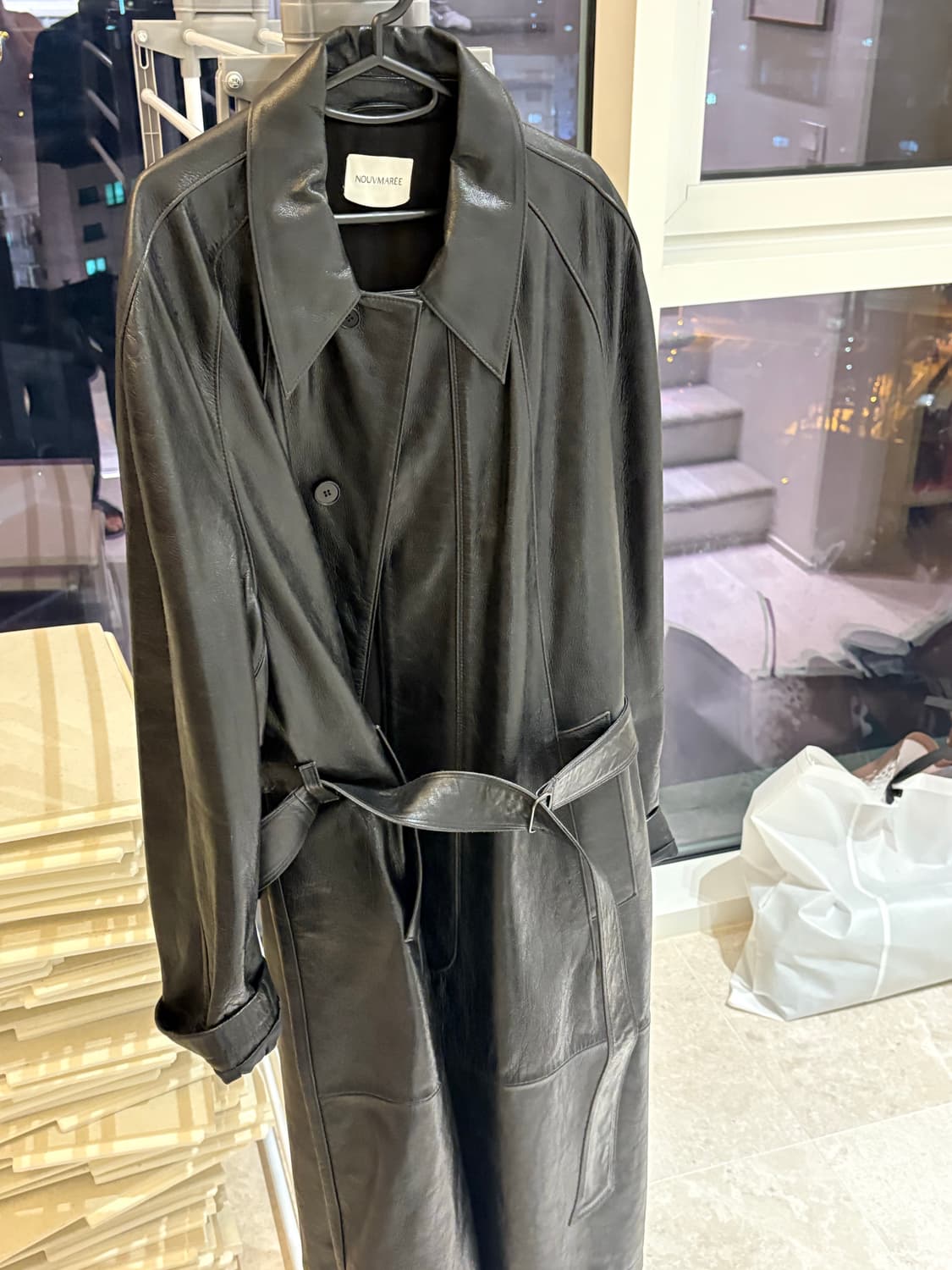 누마레 리얼 레더 코트 상품이미지2