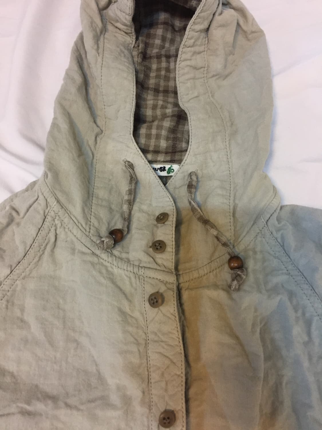 모리걸 체크 자켓 상품이미지4