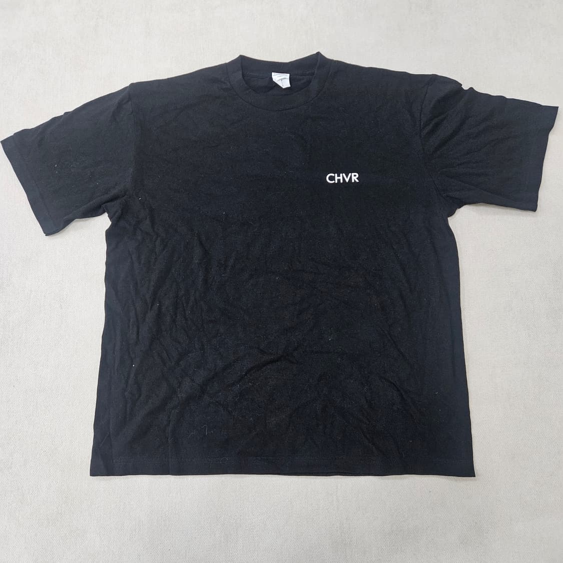 L 프린트스타 블랙 반팔티 0303Y 상품이미지1